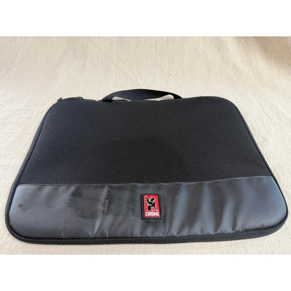 Chrome Industries Laptop Sleeve Black Padded Computer Case 11x15"